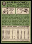 1967 Topps #295 Sam McDowell<br />B67T 14 6249<br /><a class='button AddToCart' data-ajax='true' data-ajax-mode='replace' data-ajax-update='#cart-info' href='/AddToCart?itemId=7073117&quantity=1&type=0'>Add To Cart</a>