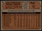 1972 Topps #75 Bert Campaneris<br />B72T 12 1168<br /><a class='button AddToCart' data-ajax='true' data-ajax-mode='replace' data-ajax-update='#cart-info' href='/AddToCart?itemId=7073215&quantity=1&type=0'>Add To Cart</a>