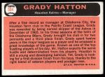 1966 Topps #504 Grady Hatton<br />B66T 14 6640<br /><a class='button AddToCart' data-ajax='true' data-ajax-mode='replace' data-ajax-update='#cart-info' href='/AddToCart?itemId=7073512&quantity=1&type=0'>Add To Cart</a>
