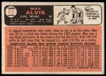 1966 Topps #415 Max Alvis<br />B66T 14 6750<br /><a class='button AddToCart' data-ajax='true' data-ajax-mode='replace' data-ajax-update='#cart-info' href='/AddToCart?itemId=7073665&quantity=1&type=0'>Add To Cart</a>