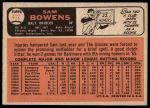 1966 Topps #412 Sam Bowens<br />B66T 14 6754<br /><a class='button AddToCart' data-ajax='true' data-ajax-mode='replace' data-ajax-update='#cart-info' href='/AddToCart?itemId=7073673&quantity=1&type=0'>Add To Cart</a>