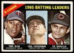 #216 AL Batting Leaders Tony Oliva / Carl Yastrzemski / Vic Davalillo / 