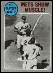 #196 1969 NL Playoff - Game 2 - Mets Show Muscle Ken Boswell / Art Shamsky / Ed Kranpool 
