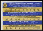 1970 Topps #599  -  Gene Martin / Dick Stelmaszek / Dick Such Senators Rookies<br />B70T 12 3841<br /><a class='button AddToCart' data-ajax='true' data-ajax-mode='replace' data-ajax-update='#cart-info' href='/AddToCart?itemId=7074113&quantity=1&type=0'>Add To Cart</a>