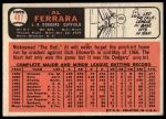 1966 Topps #487 Al Ferrara<br />B66T 14 7198<br /><a class='button AddToCart' data-ajax='true' data-ajax-mode='replace' data-ajax-update='#cart-info' href='/AddToCart?itemId=7074413&quantity=1&type=0'>Add To Cart</a>