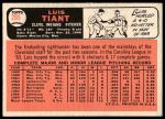 1966 Topps #285 Luis Tiant<br />B66T 14 7282<br /><a class='button AddToCart' data-ajax='true' data-ajax-mode='replace' data-ajax-update='#cart-info' href='/AddToCart?itemId=7074519&quantity=1&type=0'>Add To Cart</a>