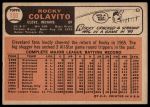 1966 Topps #150 Rocky Colavito<br />B66T 14 7462<br /><a class='button AddToCart' data-ajax='true' data-ajax-mode='replace' data-ajax-update='#cart-info' href='/AddToCart?itemId=7074710&quantity=1&type=0'>Add To Cart</a>