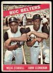 1966 Topps #99  -  Willie Stargell / Donn Clendenon Buc Belters<br />B66T 14 7585<br /><a class='button AddToCart' data-ajax='true' data-ajax-mode='replace' data-ajax-update='#cart-info' href='/AddToCart?itemId=7074910&quantity=1&type=0'>Add To Cart</a>