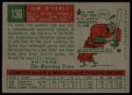 1959 Topps #136 Jim O'Toole<br />B59T 15 0599<br /><a class='button AddToCart' data-ajax='true' data-ajax-mode='replace' data-ajax-update='#cart-info' href='/AddToCart?itemId=7075267&quantity=1&type=0'>Add To Cart</a>