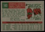 1959 Topps #140 Charlie Secrest<br />B59T 15 0629<br /><a class='button AddToCart' data-ajax='true' data-ajax-mode='replace' data-ajax-update='#cart-info' href='/AddToCart?itemId=7075326&quantity=1&type=0'>Add To Cart</a>