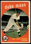 1959 Topps #167 Duke Maas<br />B59T 15 0640<br /><a class='button AddToCart' data-ajax='true' data-ajax-mode='replace' data-ajax-update='#cart-info' href='/AddToCart?itemId=7075342&quantity=1&type=0'>Add To Cart</a>