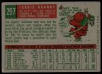 1959 Topps #297 Jackie Brandt<br />B59T 15 0696<br /><a class='button AddToCart' data-ajax='true' data-ajax-mode='replace' data-ajax-update='#cart-info' href='/AddToCart?itemId=7075439&quantity=1&type=0'>Add To Cart</a>