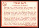 1964 Topps #219  -  Al Downing / Jim Bouton Young Aces<br />B64T 12 9540<br /><a class='button AddToCart' data-ajax='true' data-ajax-mode='replace' data-ajax-update='#cart-info' href='/AddToCart?itemId=7075503&quantity=1&type=0'>Add To Cart</a>