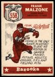1959 Topps #558  -  Frank Malzone All-Star<br />B59T 15 0792<br /><a class='button AddToCart' data-ajax='true' data-ajax-mode='replace' data-ajax-update='#cart-info' href='/AddToCart?itemId=7075591&quantity=1&type=0'>Add To Cart</a>