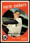 1959 Topps #308 Norm Siebern<br />B59T 15 0850<br /><a class='button AddToCart' data-ajax='true' data-ajax-mode='replace' data-ajax-update='#cart-info' href='/AddToCart?itemId=7075667&quantity=1&type=0'>Add To Cart</a>