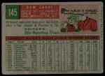 1959 Topps #145 Dom Zanni<br />B59T 15 0876<br /><a class='button AddToCart' data-ajax='true' data-ajax-mode='replace' data-ajax-update='#cart-info' href='/AddToCart?itemId=7075721&quantity=1&type=0'>Add To Cart</a>