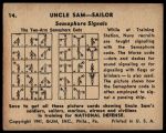 1941 Uncle Sam #14  Semaphore Signals<br />P41G 00 6451<br /><a class='button AddToCart' data-ajax='true' data-ajax-mode='replace' data-ajax-update='#cart-info' href='/AddToCart?itemId=7075726&quantity=1&type=0'>Add To Cart</a>