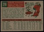 1959 Topps #216 Andre Rodgers<br />B59T 15 0889<br /><a class='button AddToCart' data-ajax='true' data-ajax-mode='replace' data-ajax-update='#cart-info' href='/AddToCart?itemId=7075748&quantity=1&type=0'>Add To Cart</a>