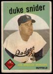1959 Topps #20 Duke Snider<br />B59T 15 0898<br /><a class='button AddToCart' data-ajax='true' data-ajax-mode='replace' data-ajax-update='#cart-info' href='/AddToCart?itemId=7075767&quantity=1&type=0'>Add To Cart</a>