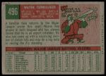 1959 Topps #496 Wayne Terwilliger<br />B59T 15 1004<br /><a class='button AddToCart' data-ajax='true' data-ajax-mode='replace' data-ajax-update='#cart-info' href='/AddToCart?itemId=7075896&quantity=1&type=0'>Add To Cart</a>