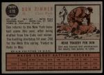 1962 Topps #478 Don Zimmer<br />B62T 12 6419<br /><a class='button AddToCart' data-ajax='true' data-ajax-mode='replace' data-ajax-update='#cart-info' href='/AddToCart?itemId=7076126&quantity=1&type=0'>Add To Cart</a>