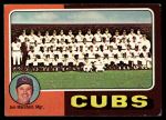 #638 Cubs Team Checklist Jim Marshall 