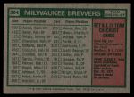 1975 Topps Mini #384  -  Del Crandall Brewers Team Checklist<br />B75M 06 6153<br /><a class='button AddToCart' data-ajax='true' data-ajax-mode='replace' data-ajax-update='#cart-info' href='/AddToCart?itemId=7076342&quantity=1&type=0'>Add To Cart</a>