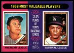 #200 1962 MVPs Mickey Mantle / Maury Wills 