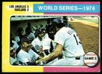 1975 Topps #462  -  Walter Alston / Joe Ferguson 1974 World Series - Game #2<br />B75T 10 5111<br /><a class='button AddToCart' data-ajax='true' data-ajax-mode='replace' data-ajax-update='#cart-info' href='/AddToCart?itemId=7076547&quantity=1&type=0'>Add To Cart</a>