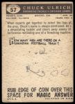 1959 Topps #57 Chuck Ulrich<br />F59T 06 1328<br /><a class='button AddToCart' data-ajax='true' data-ajax-mode='replace' data-ajax-update='#cart-info' href='/AddToCart?itemId=7076774&quantity=1&type=0'>Add To Cart</a>