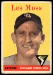 1958 Topps #153 Les Moss<br />B58T 10 7345<br /><a class='button AddToCart' data-ajax='true' data-ajax-mode='replace' data-ajax-update='#cart-info' href='/AddToCart?itemId=7076981&quantity=1&type=0'>Add To Cart</a>
