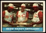 1961 Topps #25  -  Frank Robinson / Vada Pinson / Gus Bell Reds Heavy Artillery<br />B61T 15 2364<br /><a class='button AddToCart' data-ajax='true' data-ajax-mode='replace' data-ajax-update='#cart-info' href='/AddToCart?itemId=7077253&quantity=1&type=0'>Add To Cart</a>