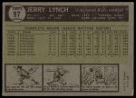 1961 Topps #97 Jerry Lynch<br />B61T 15 2372<br /><a class='button AddToCart' data-ajax='true' data-ajax-mode='replace' data-ajax-update='#cart-info' href='/AddToCart?itemId=7077261&quantity=1&type=0'>Add To Cart</a>