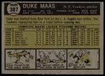 1961 Topps #387 Duke Maas<br />B61T 15 2482<br /><a class='button AddToCart' data-ajax='true' data-ajax-mode='replace' data-ajax-update='#cart-info' href='/AddToCart?itemId=7077371&quantity=1&type=0'>Add To Cart</a>