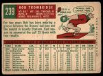 1959 Topps #239 Bob Trowbridge<br />B59T 15 1424<br /><a class='button AddToCart' data-ajax='true' data-ajax-mode='replace' data-ajax-update='#cart-info' href='/AddToCart?itemId=7077903&quantity=1&type=0'>Add To Cart</a>