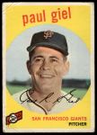1959 Topps #9 Paul Giel<br />B59T 15 1451<br /><a class='button AddToCart' data-ajax='true' data-ajax-mode='replace' data-ajax-update='#cart-info' href='/AddToCart?itemId=7077930&quantity=1&type=0'>Add To Cart</a>