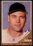 1962 Topps #109 Bob Shaw<br />B62T 12 6455<br /><a class='button AddToCart' data-ajax='true' data-ajax-mode='replace' data-ajax-update='#cart-info' href='/AddToCart?itemId=7078017&quantity=1&type=0'>Add To Cart</a>