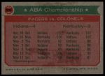 1973 Topps #208  ABA Championship<br />K73T 05 6184<br /><a class='button AddToCart' data-ajax='true' data-ajax-mode='replace' data-ajax-update='#cart-info' href='/AddToCart?itemId=7081190&quantity=1&type=0'>Add To Cart</a>