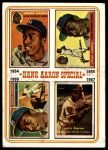 1974 Topps #2  -  Hank Aaron Special 1954-57<br />B74T 10 2273<br /><a class='button AddToCart' data-ajax='true' data-ajax-mode='replace' data-ajax-update='#cart-info' href='/AddToCart?itemId=7081462&quantity=1&type=0'>Add To Cart</a>