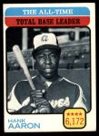 #473 All-Time Total Base Leader Hank Aaron 