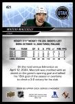 2024 Upper Deck #421 Matias Maccelli<br />H24U-D 421<br /><a class='button AddToCart' data-ajax='true' data-ajax-mode='replace' data-ajax-update='#cart-info' href='/AddToCart?itemId=7090203&quantity=1&type=0'>Add To Cart</a>