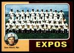 #101 Expos Team Checklist Gene Mauch 
