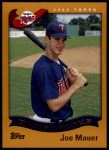 2002 Topps #622 Joe Mauer<br />ST01 06 8749<br /><a class='button AddToCart' data-ajax='true' data-ajax-mode='replace' data-ajax-update='#cart-info' href='/AddToCart?itemId=7094566&quantity=1&type=0'>Add To Cart</a>