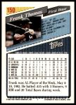 1993 Topps #150 Frank Thomas<br />ST01 06 8753<br /><a class='button AddToCart' data-ajax='true' data-ajax-mode='replace' data-ajax-update='#cart-info' href='/AddToCart?itemId=7094570&quantity=1&type=0'>Add To Cart</a>