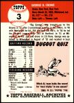 1953 Topps Archives #3 George Crowe<br />BT53-AW 3<br /><a class='button AddToCart' data-ajax='true' data-ajax-mode='replace' data-ajax-update='#cart-info' href='/AddToCart?itemId=7095509&quantity=1&type=0'>Add To Cart</a>