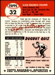 1953 Topps Archives #32 Clyde Vollmer<br />BT53-AW 32<br /><a class='button AddToCart' data-ajax='true' data-ajax-mode='replace' data-ajax-update='#cart-info' href='/AddToCart?itemId=7095538&quantity=1&type=0'>Add To Cart</a>