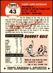 1953 Topps Archives #43 Gil McDougald<br />BT53-AW 43<br /><a class='button AddToCart' data-ajax='true' data-ajax-mode='replace' data-ajax-update='#cart-info' href='/AddToCart?itemId=7095549&quantity=1&type=0'>Add To Cart</a>