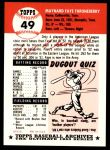 1953 Topps Archives #49 Faye Throneberry<br />BT53-AW 49<br /><a class='button AddToCart' data-ajax='true' data-ajax-mode='replace' data-ajax-update='#cart-info' href='/AddToCart?itemId=7095555&quantity=1&type=0'>Add To Cart</a>