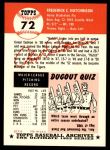 1953 Topps Archives #72 Fred Hutchinson<br />BT53-AW 72<br /><a class='button AddToCart' data-ajax='true' data-ajax-mode='replace' data-ajax-update='#cart-info' href='/AddToCart?itemId=7095578&quantity=1&type=0'>Add To Cart</a>