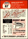 1953 Topps Archives #87 Eddie Lopat<br />BT53-AW 87<br /><a class='button AddToCart' data-ajax='true' data-ajax-mode='replace' data-ajax-update='#cart-info' href='/AddToCart?itemId=7095590&quantity=1&type=0'>Add To Cart</a>